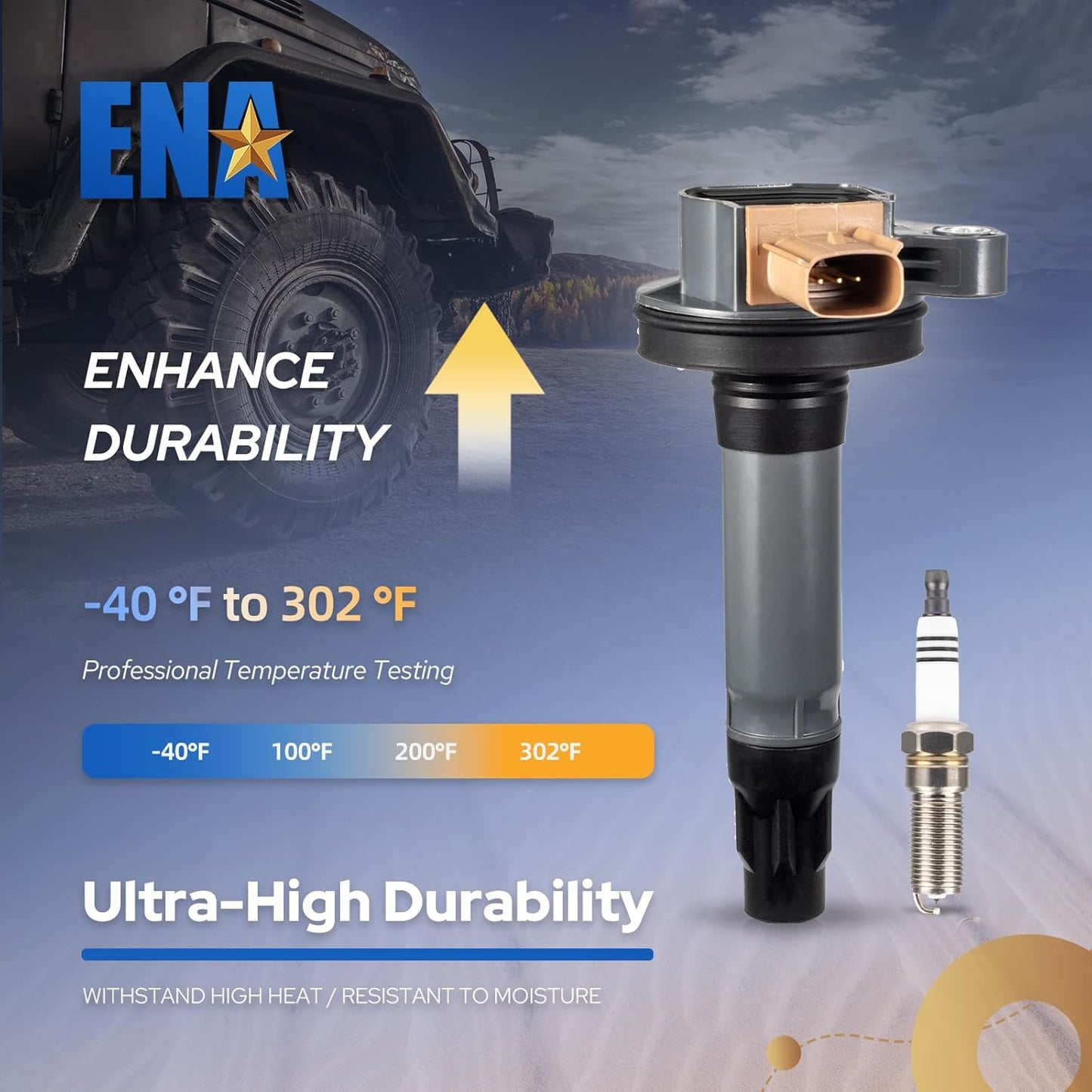 Set of 6 Ignition Coil Pack Iridium Spark Plug 3.5 EcoBoost V6 Compatible with Ford F150 F-150 Flex Taurus Explorer Lincoln MKS MKT 2011 2012 2013 2014 2015 2016 2017 3.5L Turbo for DG549 SP534