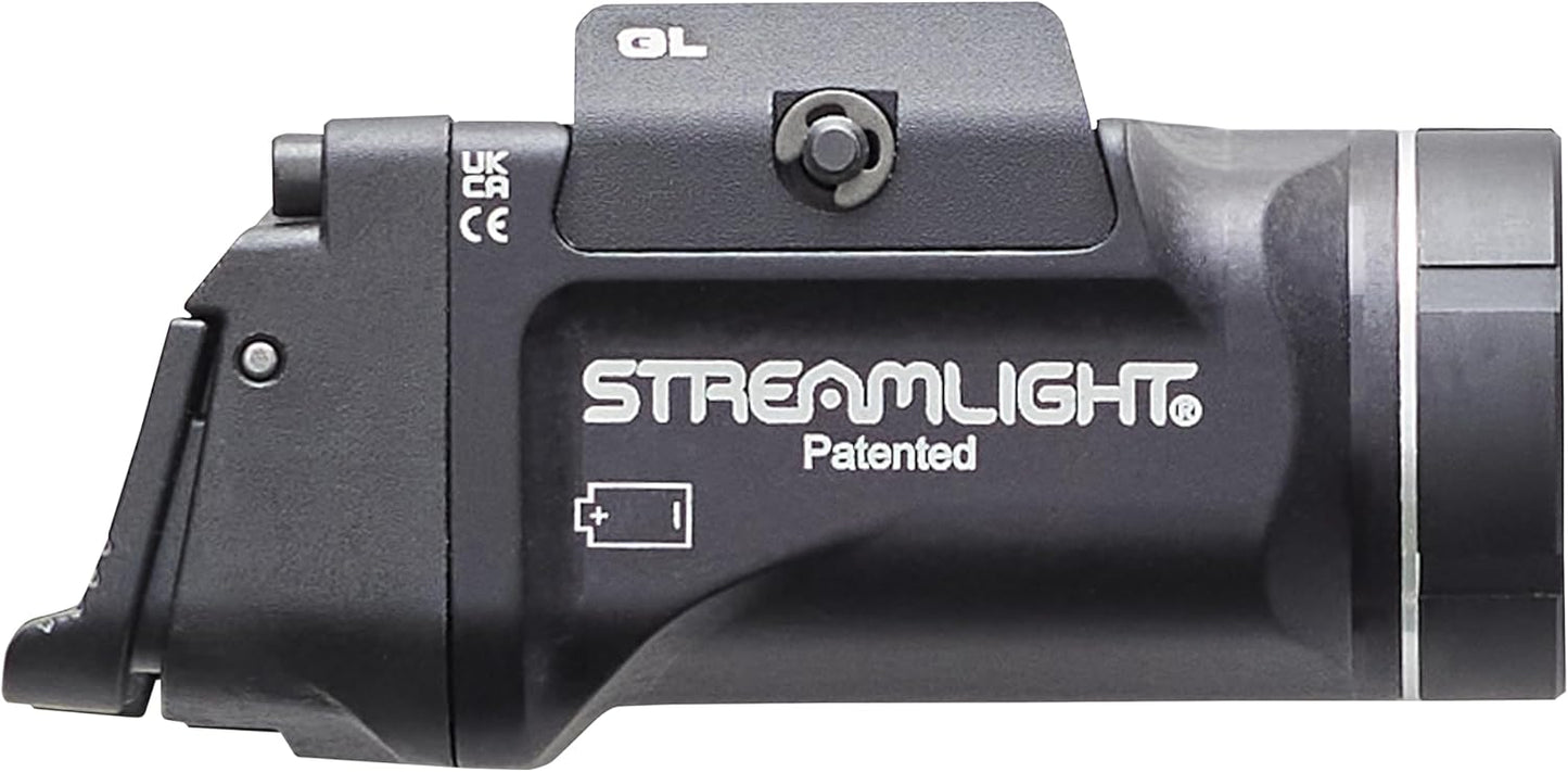 Streamlight 69405 TLR-7 X sub USB 500-Lumen 5000-Candela Weapon Light Designed Exclusively and Solely for Railed Glock 43X/48 MOS/43X/48 Rail Handguns with Mounting Kit, Key, and Multi-Tool, Black