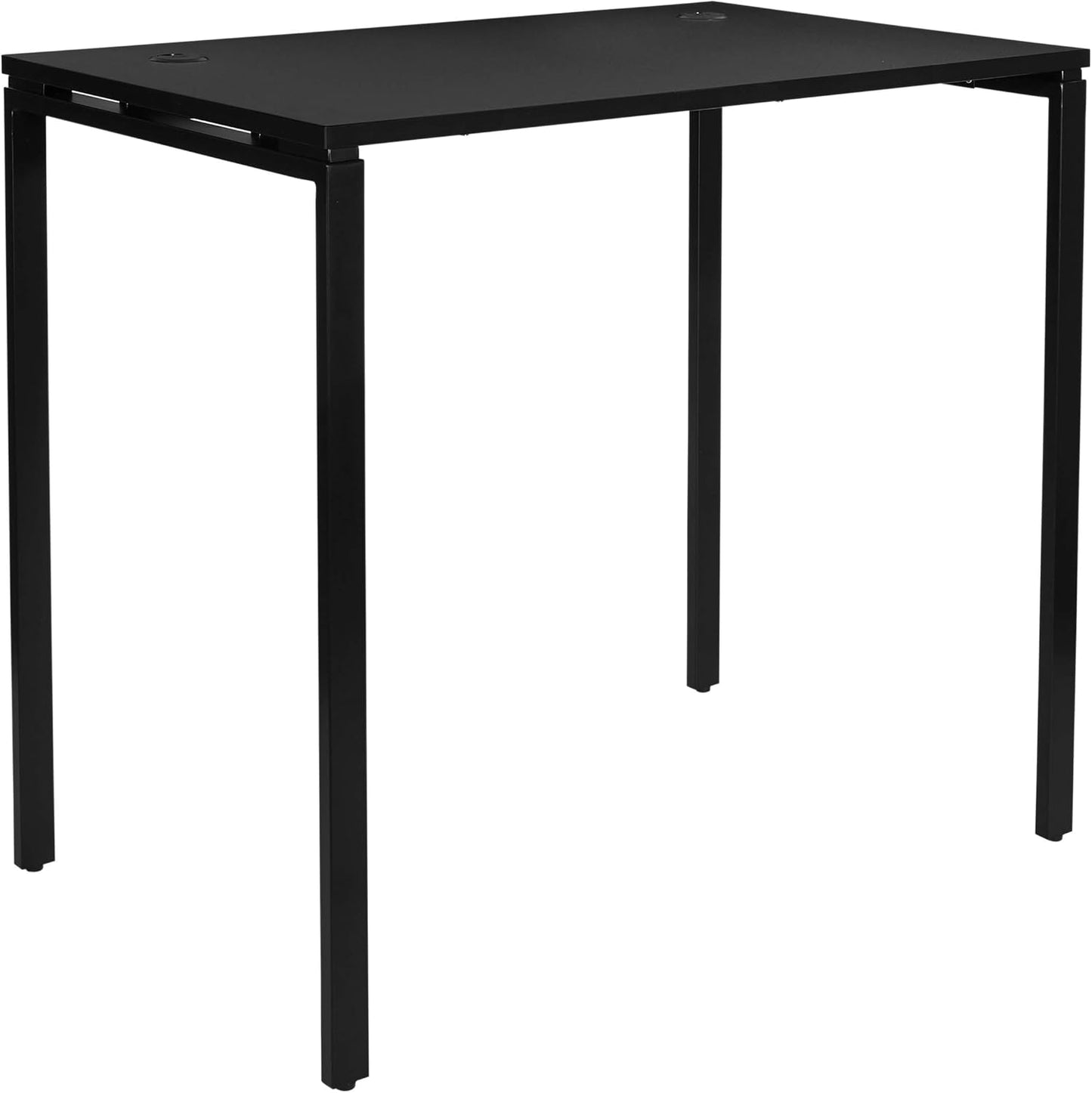 OSP Home Furnishings Prado Home Office Writing Desk, 48 Inches 42 Inches, 48-inches Wide x 42-inches High, Black