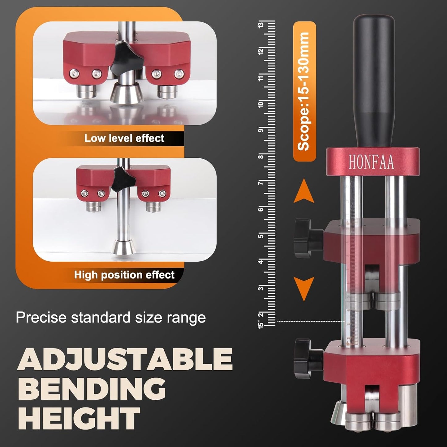 Sheet Metal Bender, Edge Roller Bender for Standing Seam Roofing Tools at 0-90° Angle, Large Sheet Metal Roller and Bending Tool