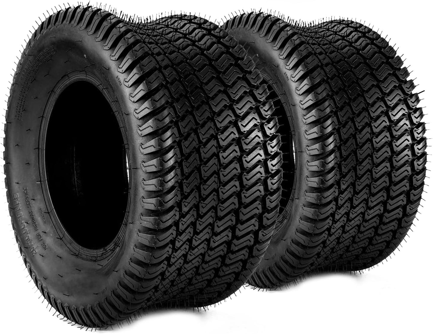 Torchbeam 22x10-9 Go Kart Tire, 6-Ply ATV UTV Off-Road Tires, Mud, Gravel, Sand, Rocky and UTV Tires, 2x ATV TIRE