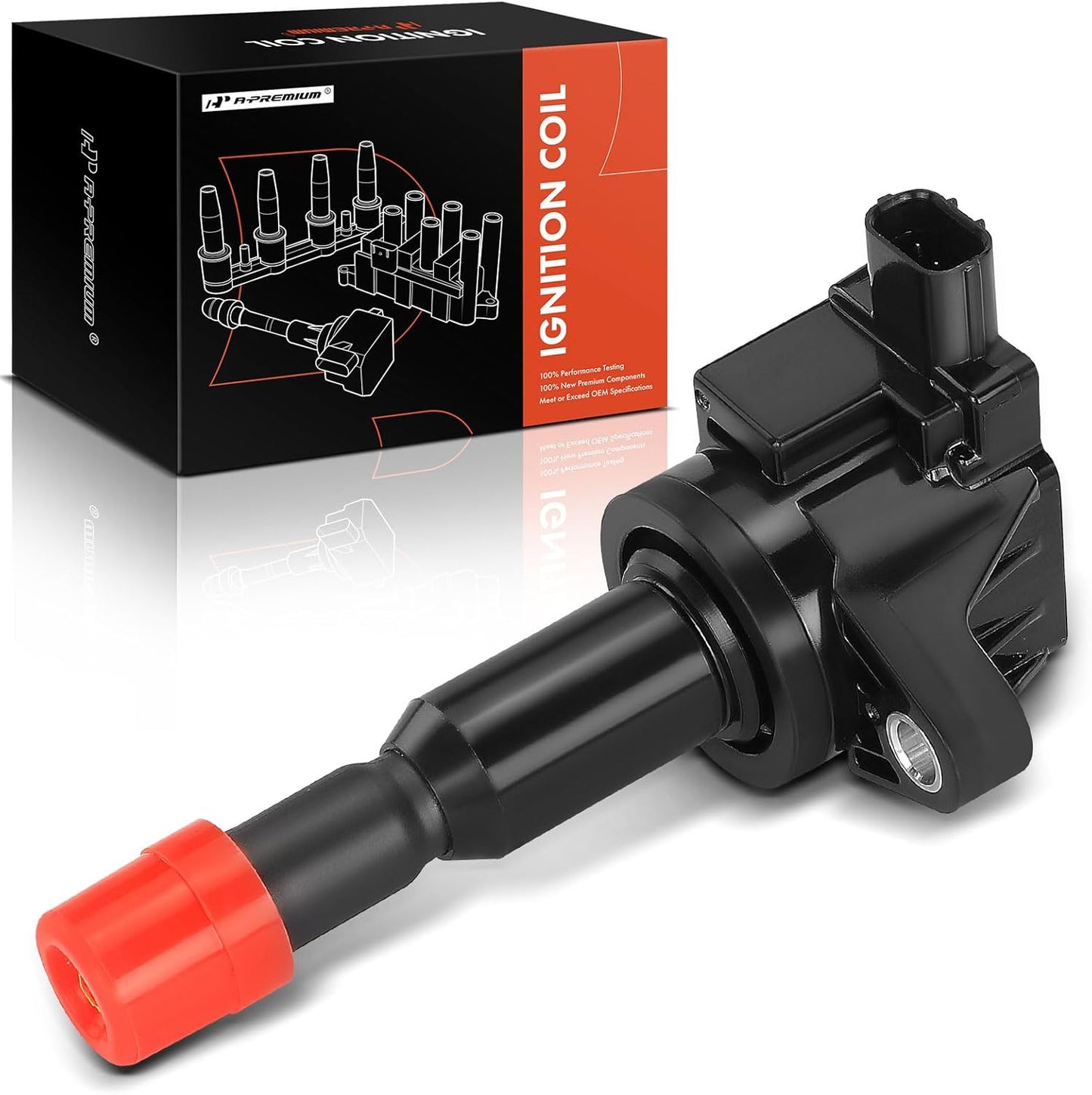 A-Premium Engine Ignition Coil Packs Compatible with Honda Fit 2007-2008 I4 1.5L 4-PC Set
