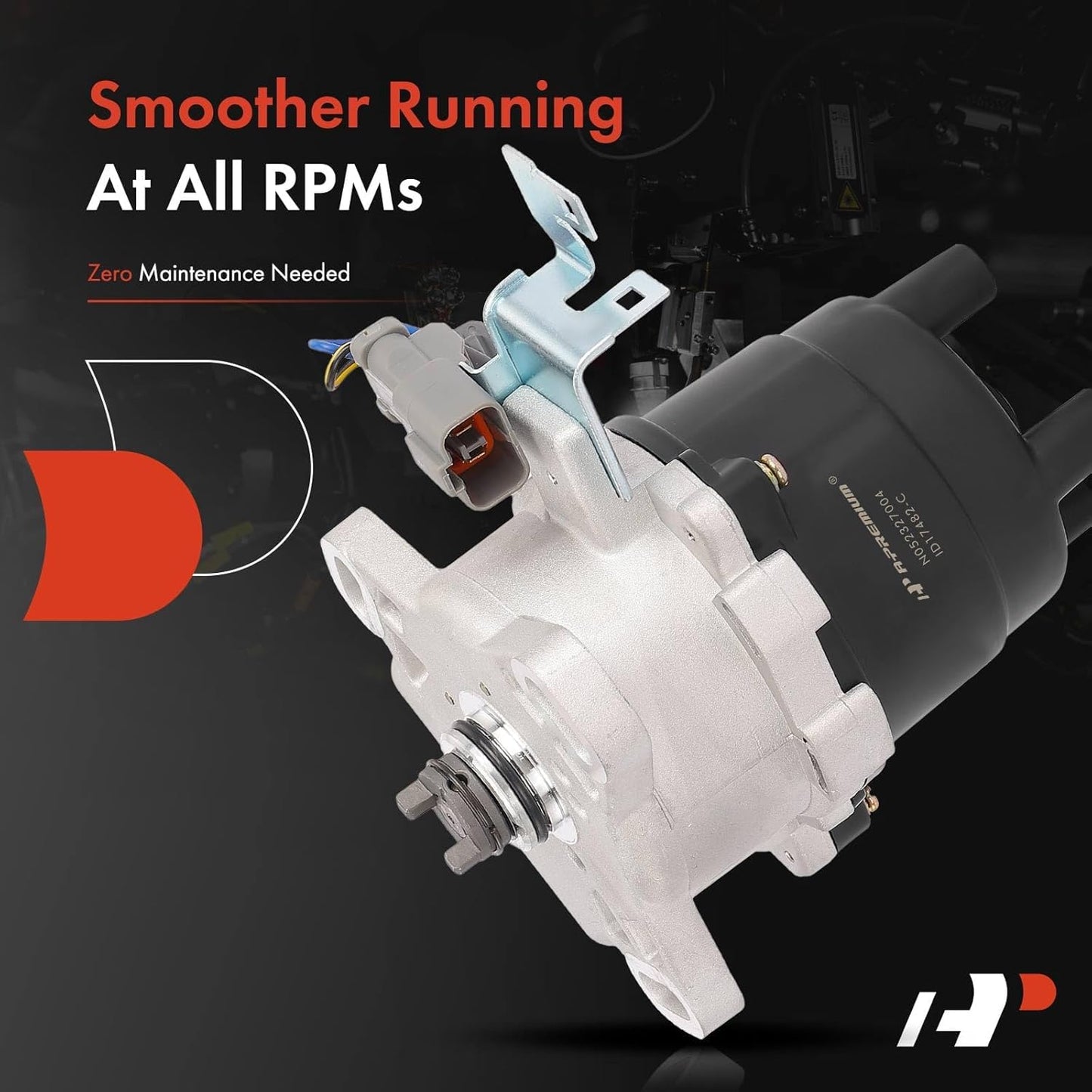 A-Premium Ignition Distributor with Cap and Rotor Compatible with Honda Odyssey 1995 2.2L