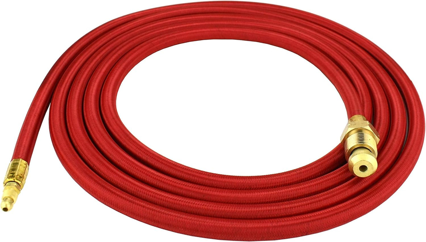 SÜA - Power Cable for 20 Series Water-Cooled TIG Torches - 25 Feet - Super Flex Red Braided - Model 45V04-R