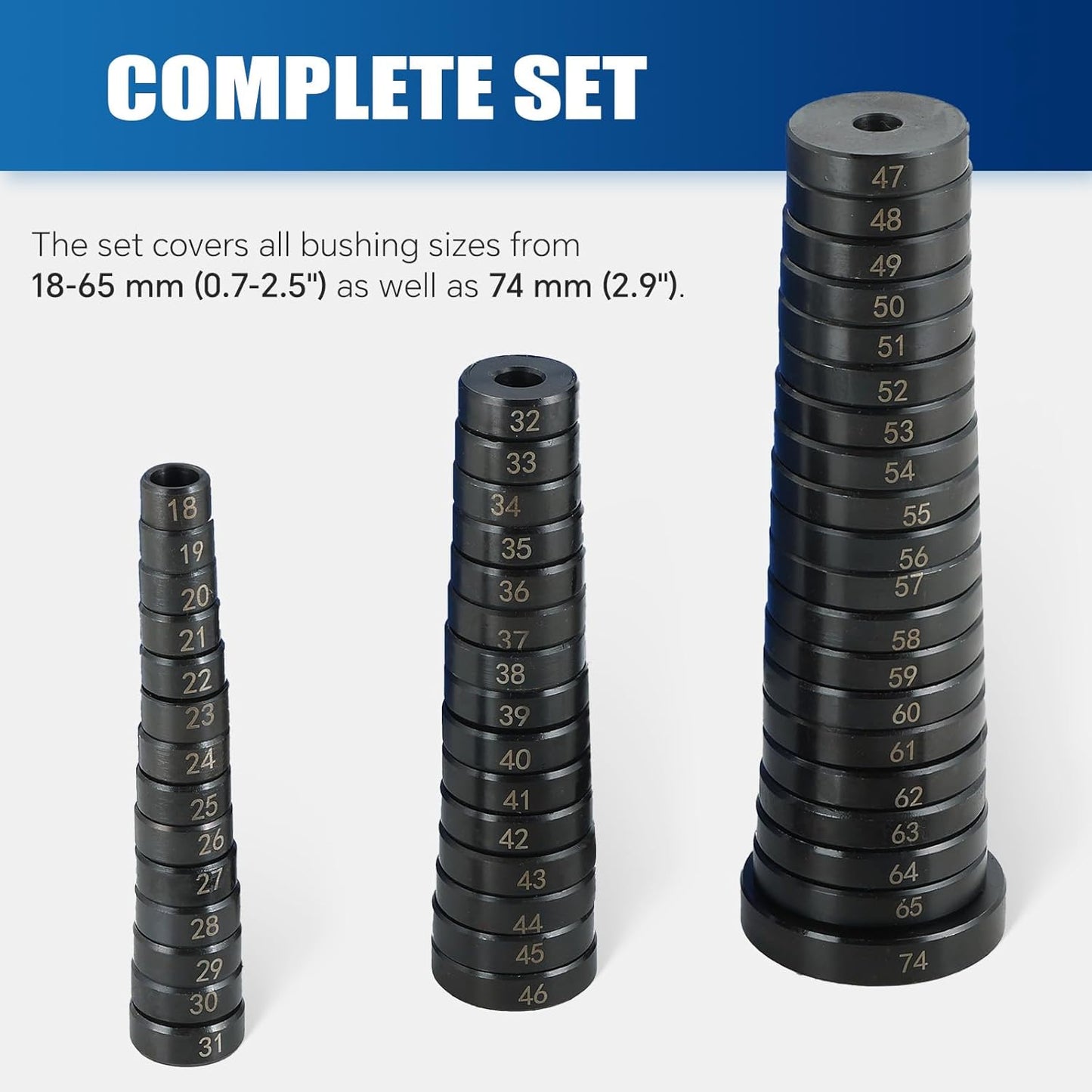 ATP Bush Bearing and Seal Driver Set 52pc