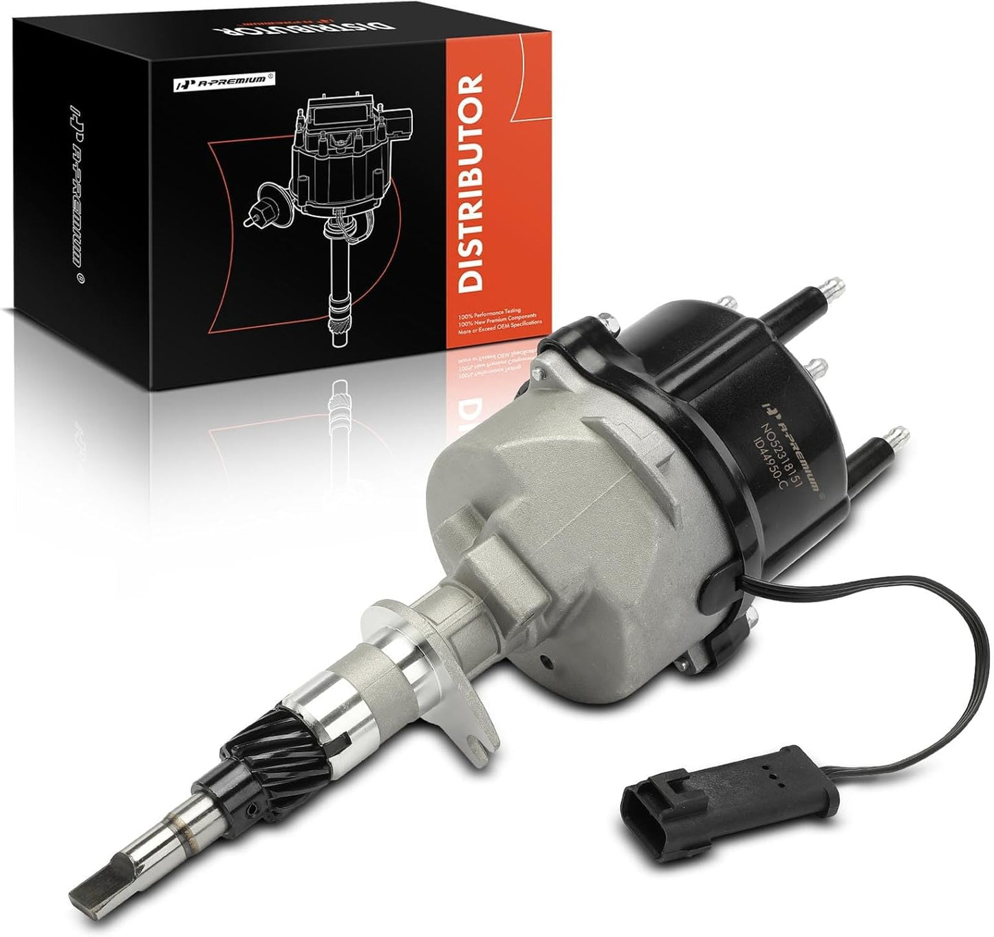 A-Premium Ignition Distributor with Cap and Rotor Compatible with Jeep Grand Cherokee, Cherokee 1994-1997, Wrangler 1994-1995 1997, 4.0L