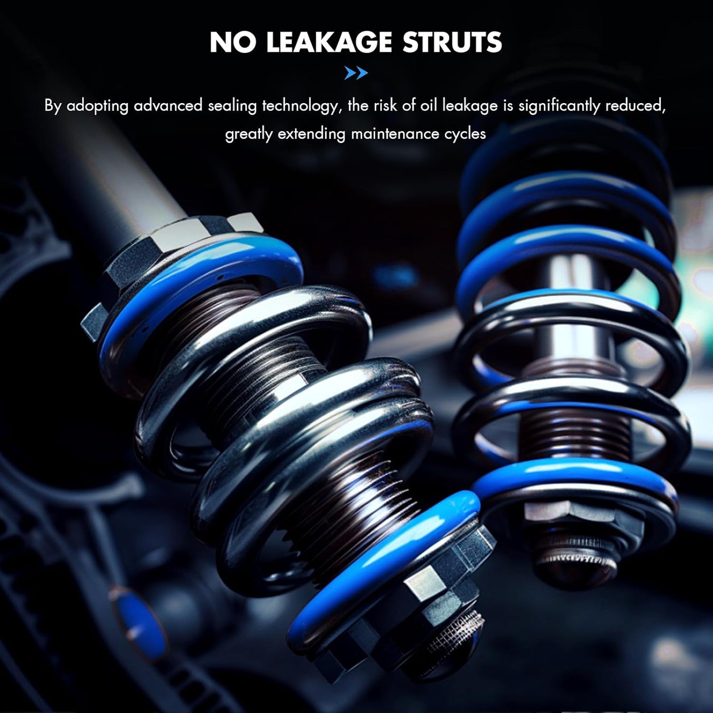 ASAPE Rear Complete Struts Coil Spring Assembly Fit for 2003 2004 2005 2006 2007 2008 2009 2010 2011 for Honda Element Shock Absorber Replace OE 171101L 171101R (Set of 2)