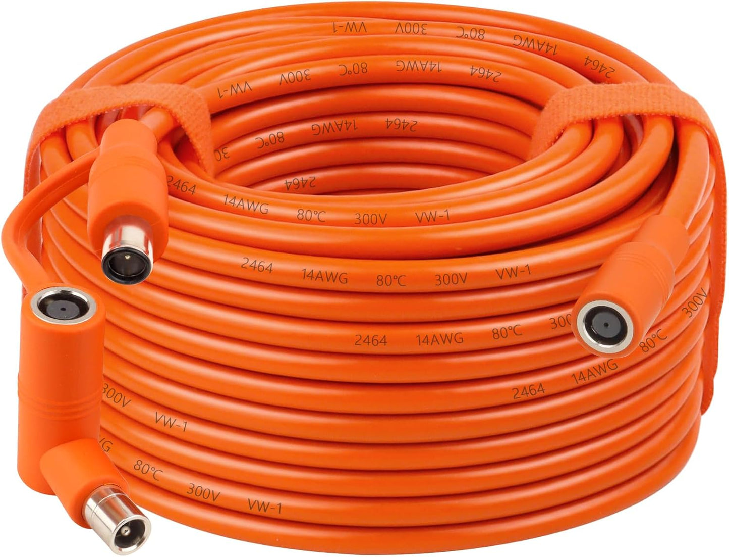 14AWG DC 8mm Extension Cable for Solar Panel 50FT,DC7909 Solar Panel Cable Female to Male with DC8020 Male Adapter Compatible with Aker,GZ Yeti,BLUETT,Jackery Portable Power Station - 50 Foot