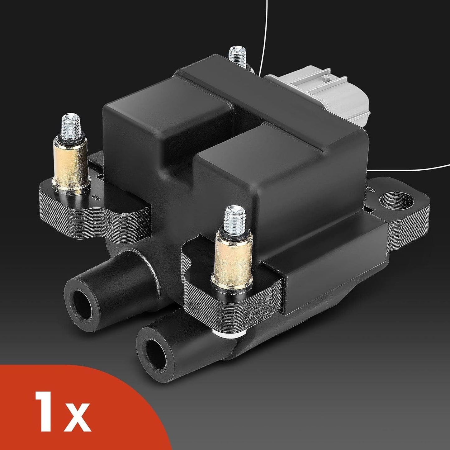 A-Premium 1x Ignition Coil Pack and 4x Iridium Spark Plugs Compatible with Subaru Forester 2009-2010, Impreza 2011, 2.5L