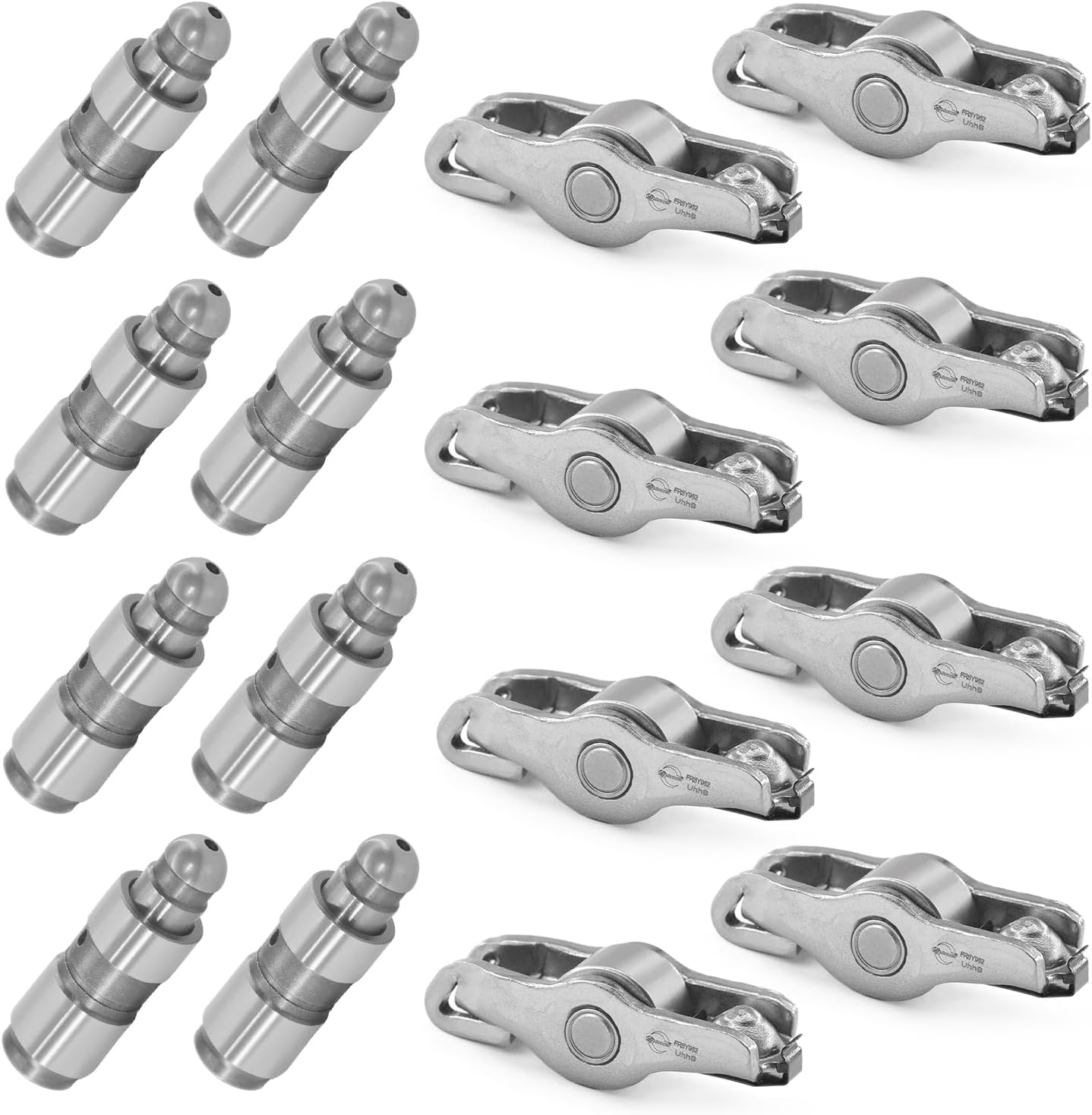 8Pcs BR3Z6500A BR3Z6564A Replacement Rocker Arm & Valve Lifters Kit for Ford F-150 Mustang 2011-2017 5.0L Engines Replaces R-916 JB-7526 MR-1350