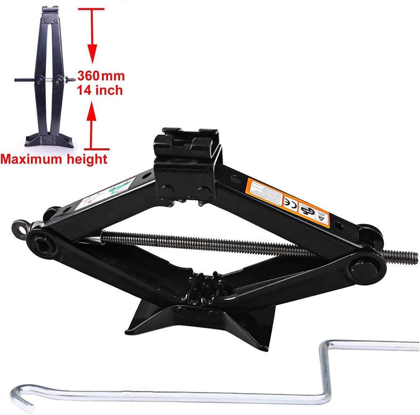 Spare Tire Removal Tool and Scissor Jack Handle 2 Ton Set for Ford F150 Truck (2004 to 2014) Wheel Release/Removal Repair Lug Wrench Replacement Kit