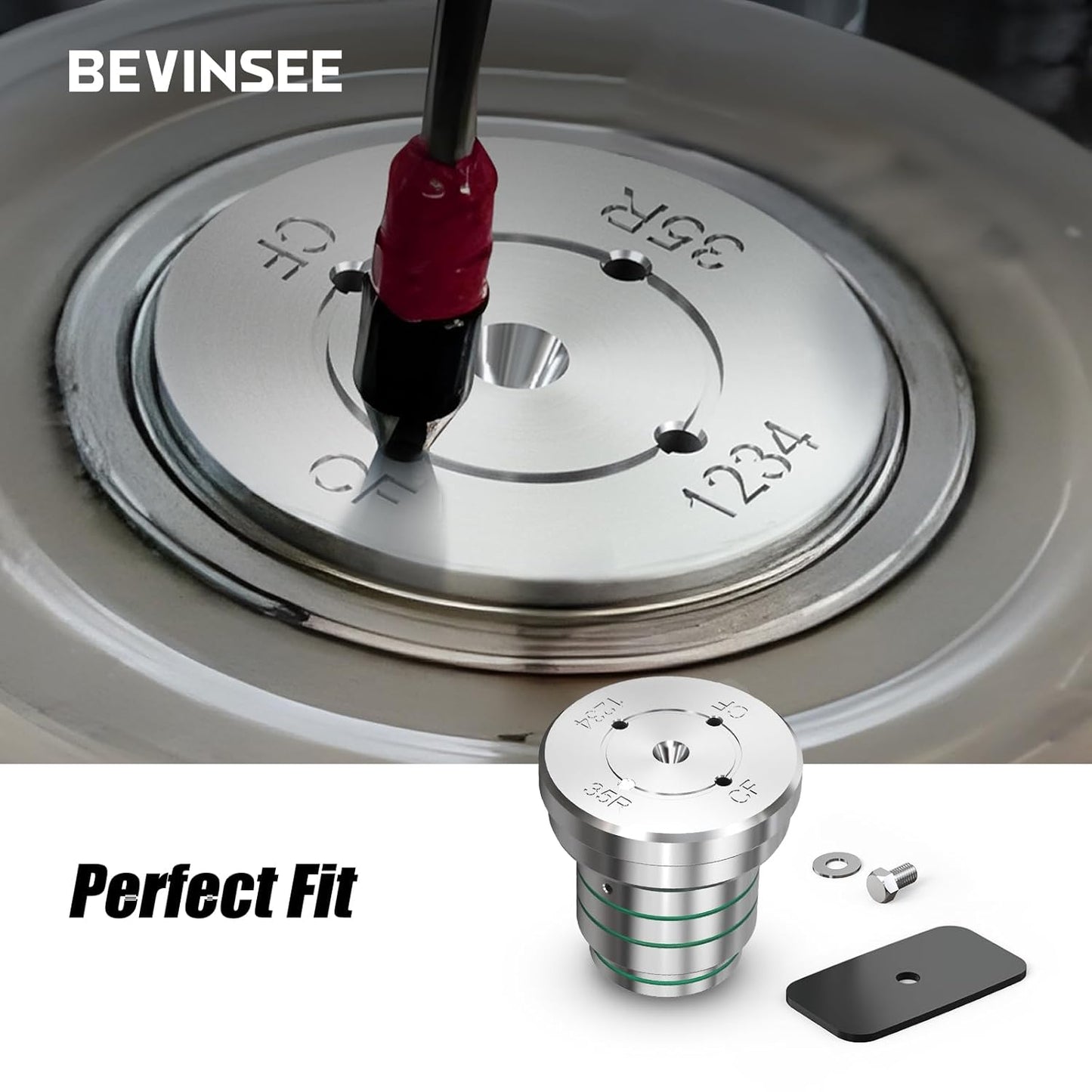 Bevinsee Reverse Drum Tester Compatible with Ford LS 6L80 6L90 35R/1-2-3-4 Drum Testing Tool Leaks and Cracks Checking Leaks and Cracks