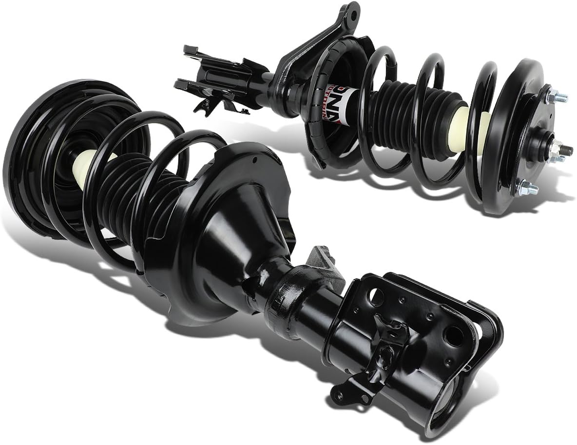 Auto Dynasty Front Struts Shocks Assembly and Coil Spring Compatible with 2001-2005 Honda Civic, Left and Right Complete Pair Shock Absorber 181433 181434