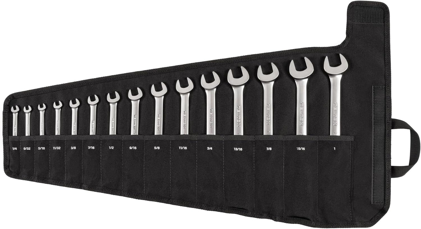 TEKTON Flex Head 12-Point Ratcheting Combination Wrench Set with Modular Organizers, 14-Piece (6-19 mm) | WRC95302