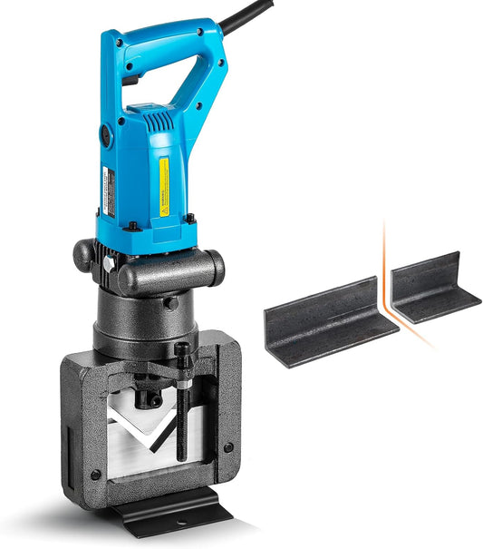 Bonvoisin Electric Hydraulic Angle Iron Steel Cutter 1500W Portable Hydraulic Angle Iron Steel Cutting Tool Machine for Angle Steel Angle Iron 110V