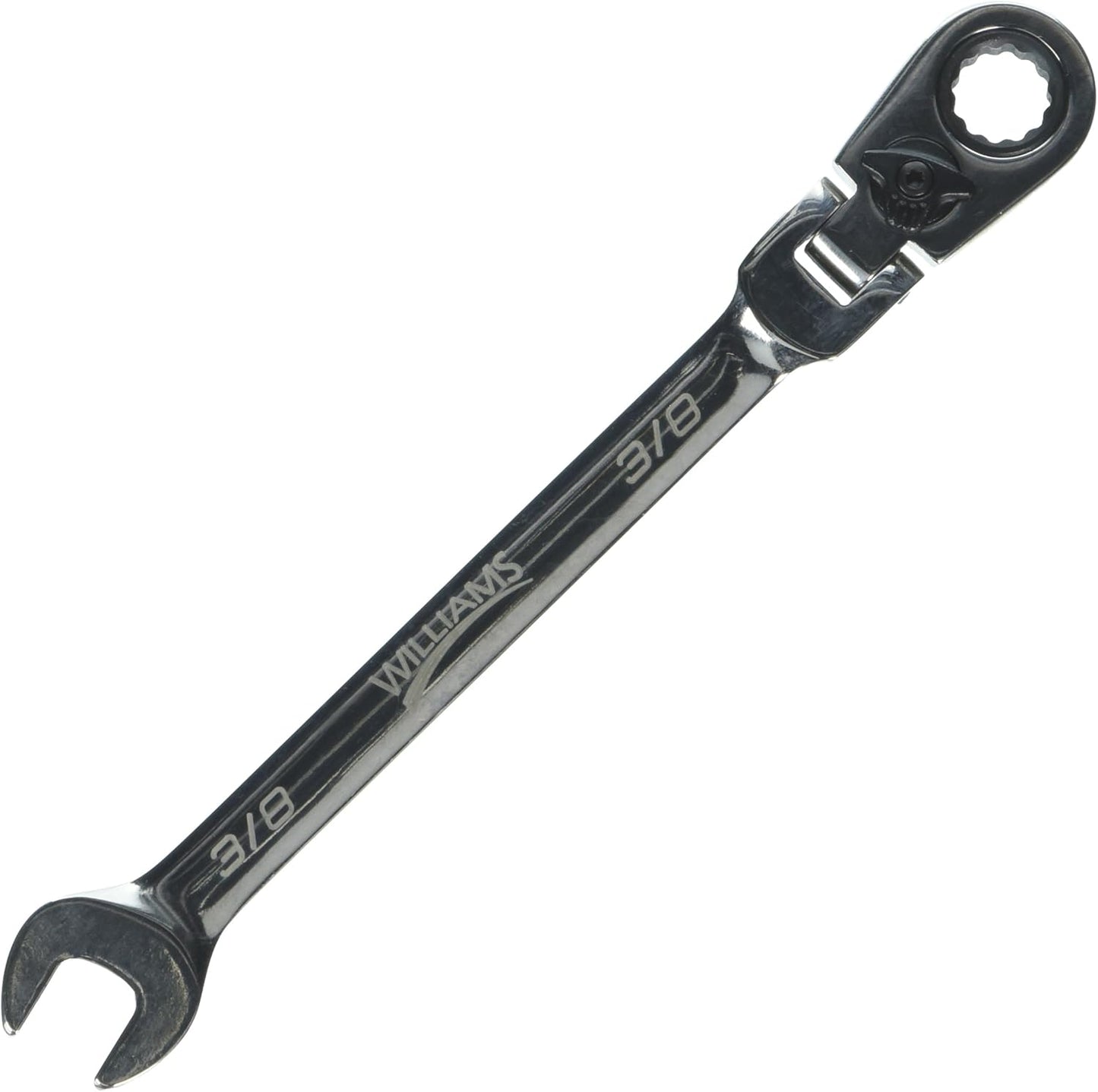 Williams WS-1168RCF 8-Piece Reversible Flex Head Ratcheting Combination Wrench Set