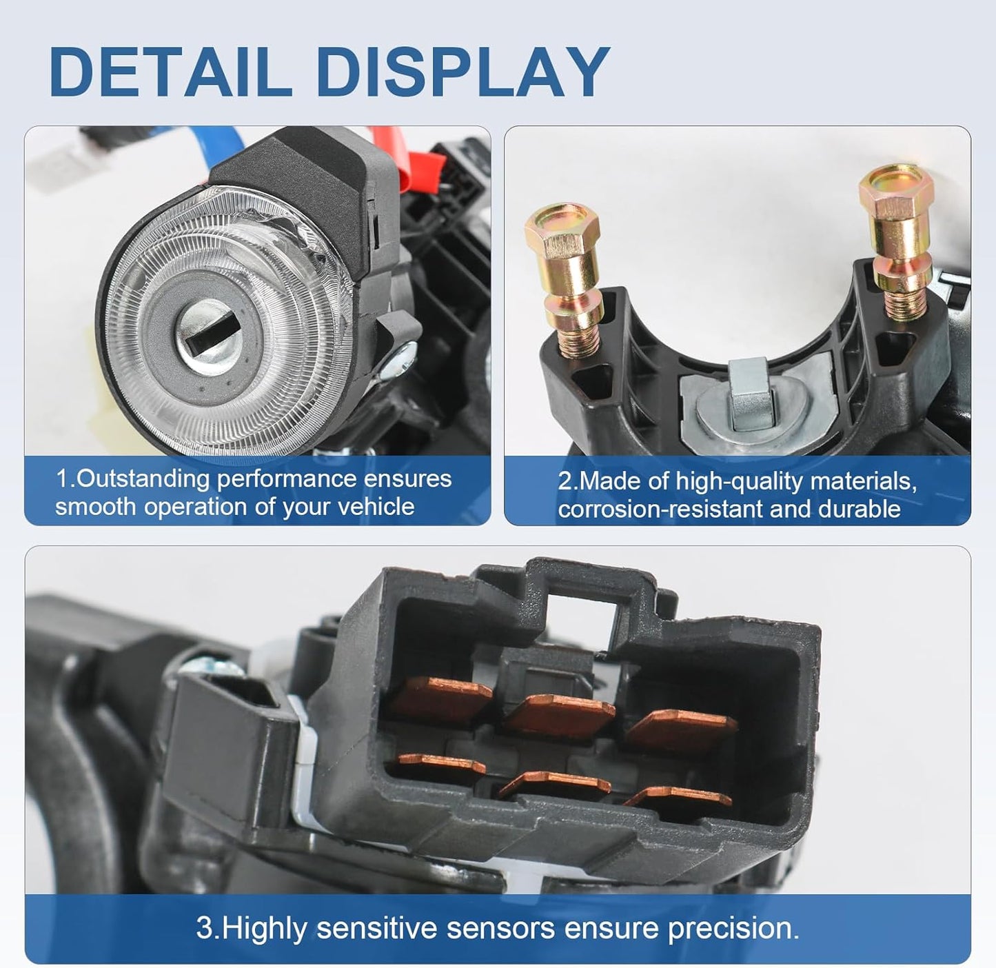 81910-M7110 Ignition Lock Switch Assembly Compatible with 2019-2021 KIA Forte 2021-2023 Seltos 2020-2022 Soul Ignition Lock Housing Cylinder Replace#81910M7110 81900-M7E00, 81905-M7140