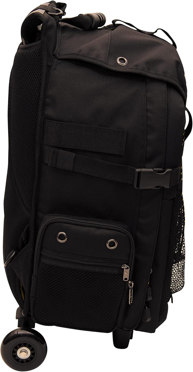 Ape Case, ACPRO4000, Backpack with wheels, Laptop compartment, Padded, Rain cover included, Adjustable straps, Camera backpack, Black (ACPRO4000),Large With Rollers