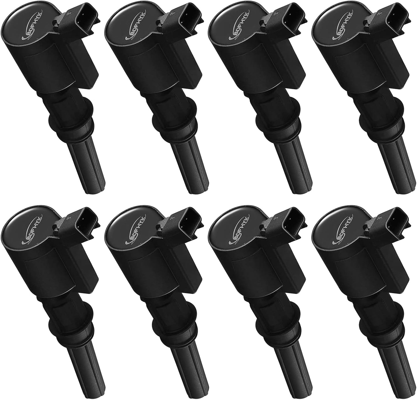 BDFHYK High Performance Ignition Coil DG508 Compatible with Ford F150 F250 1997-2010 Ford Explorer Crown Victoria 2003 2004 Ford Expedition Mustang Ford Coil Pack 5.4L Coil for DG481 DG491 Set of 8