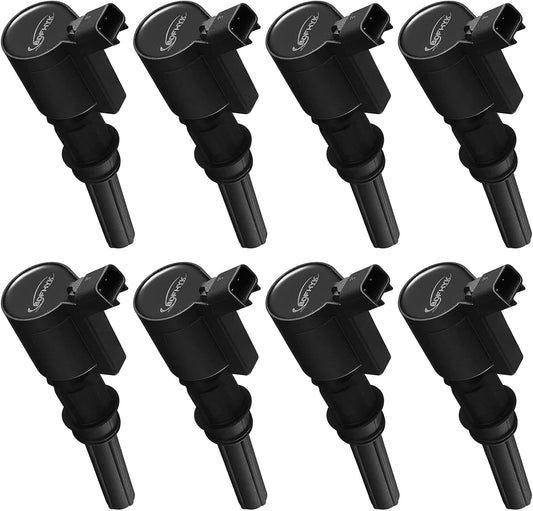 BDFHYK High Performance Ignition Coil DG508 Compatible with Ford F150 F250 1997-2010 Ford Explorer Crown Victoria 2003 2004 Ford Expedition Mustang Ford Coil Pack 5.4L Coil for DG481 DG491 Set of 8