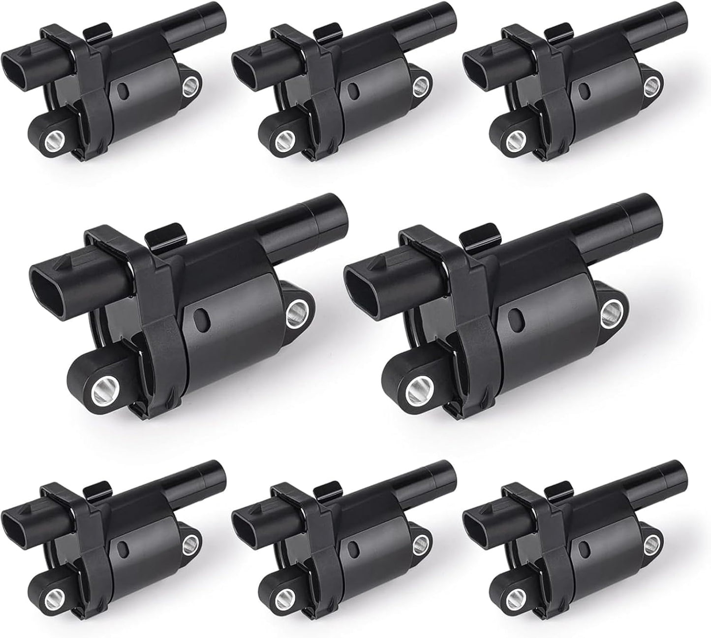 UF575 Ignition Coil & 1675 Double Iridium Spark Plug for Audi A3 A4 A5 A6 Q5 R8 TT RS4 RS5/Volkswagen Jetta Passat Beetle CC Golf GTI Replaces# C1627 07K905715F E1075