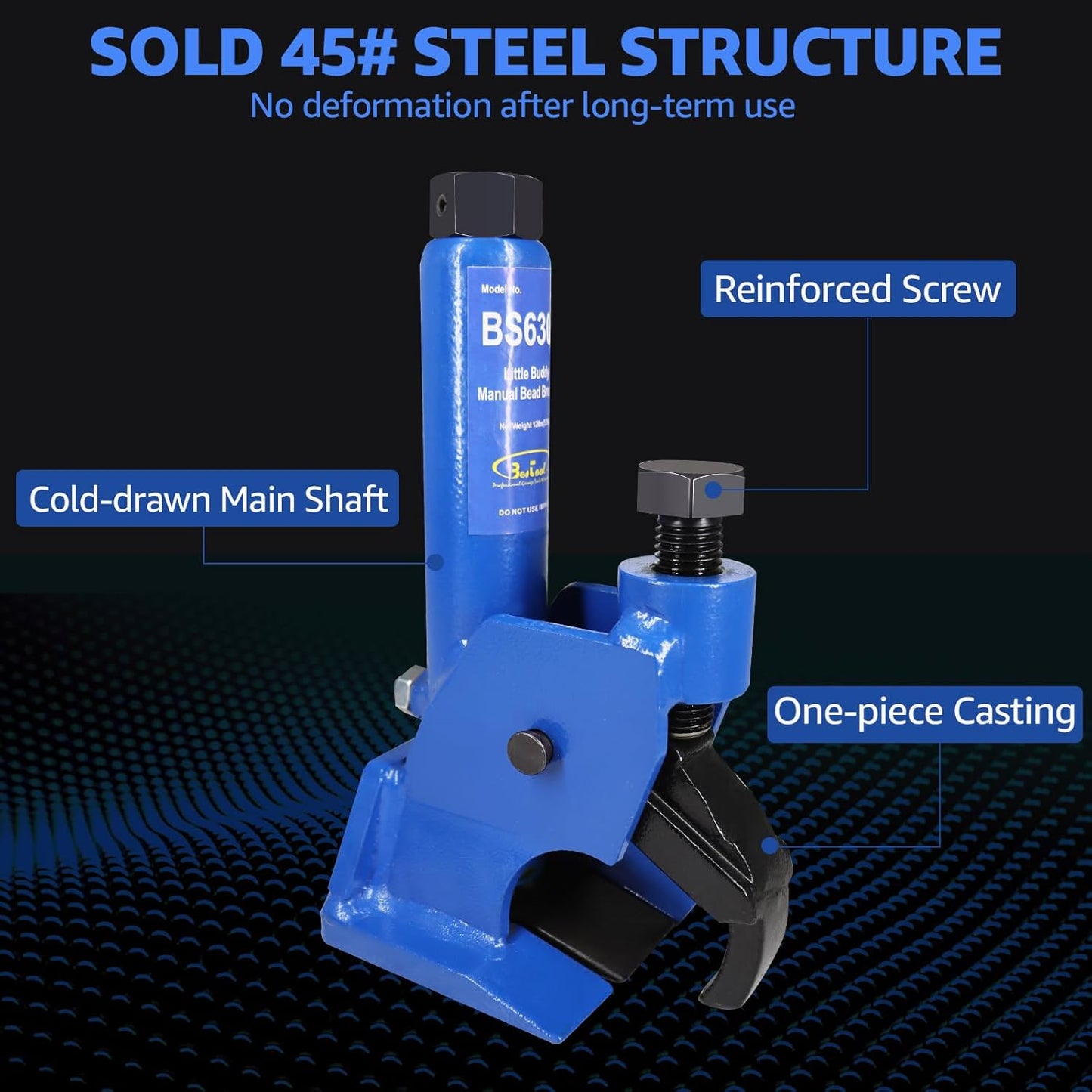 BESTOOL Manual Tire Bead Breaker Tool Adjustable Hammer Tires Changer for ATV Tire Operation, Include Spare Front Paw