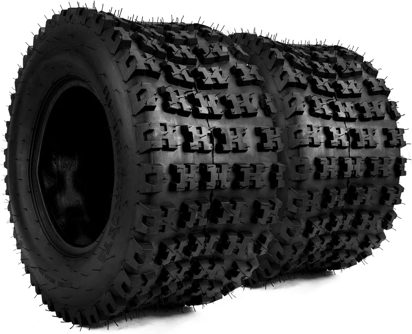 Torchbeam 22x10-9 Go Kart Tire, 6-Ply ATV UTV Off-Road Tires, Mud, Gravel, Sand, Rocky and UTV Tires, 2x ATV TIRE