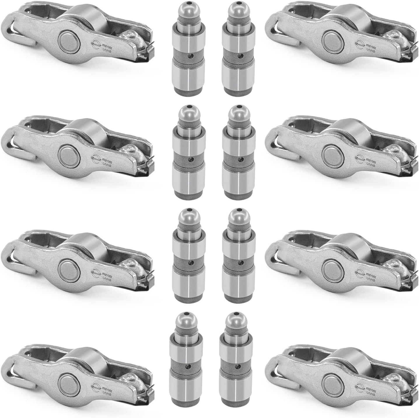 8Pcs BR3Z6500A BR3Z6564A Replacement Rocker Arm & Valve Lifters Kit for Ford F-150 Mustang 2011-2017 5.0L Engines Replaces R-916 JB-7526 MR-1350