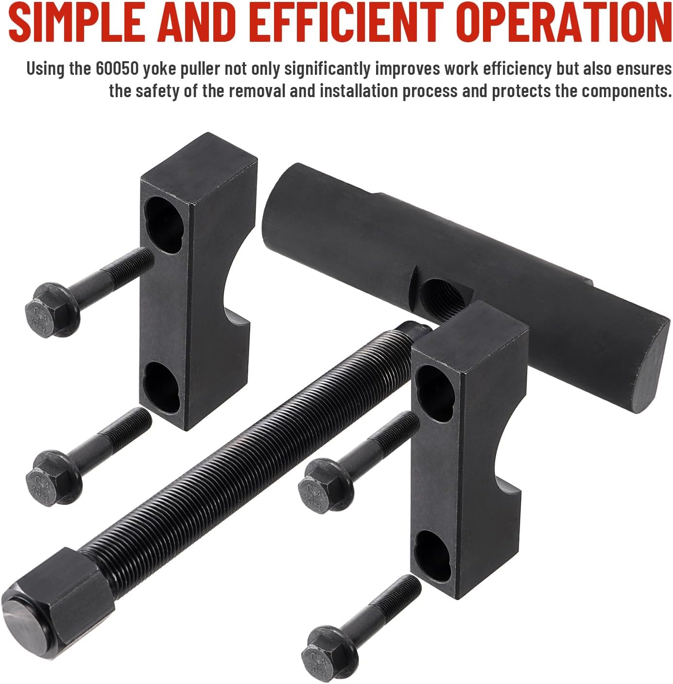 60050 Yoke Puller, Heavy Duty Yoke Removal Tool for Class 6-8 Trucks