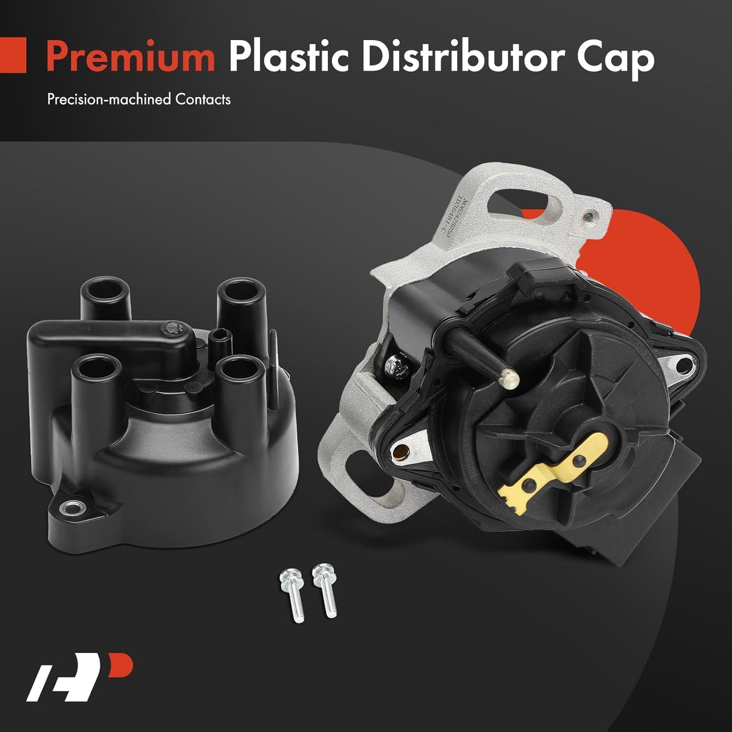 A-Premium Ignition Distributor with Cap and Rotor Compatible with Kia Sephia 1996-1998 1.8L & Mazda Protege 1996-1998 1.5L 1.8L