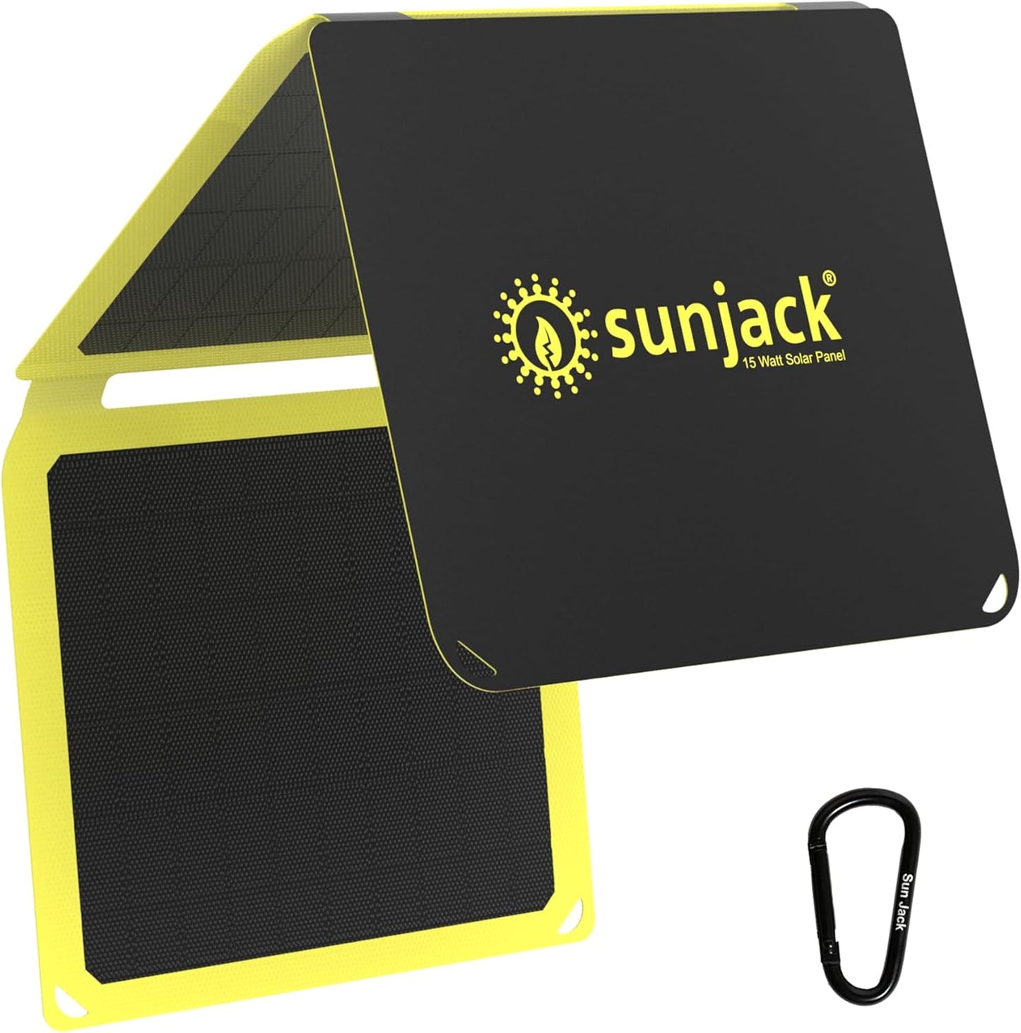 SunJack – 25 Watt Foldable Solar Panel, ETFE Monocrystalline Portable Solar Panel with USB-C and USB-A, IP67 Waterproof Solar Panels for Camping, Backpacking, Hiking and Travel