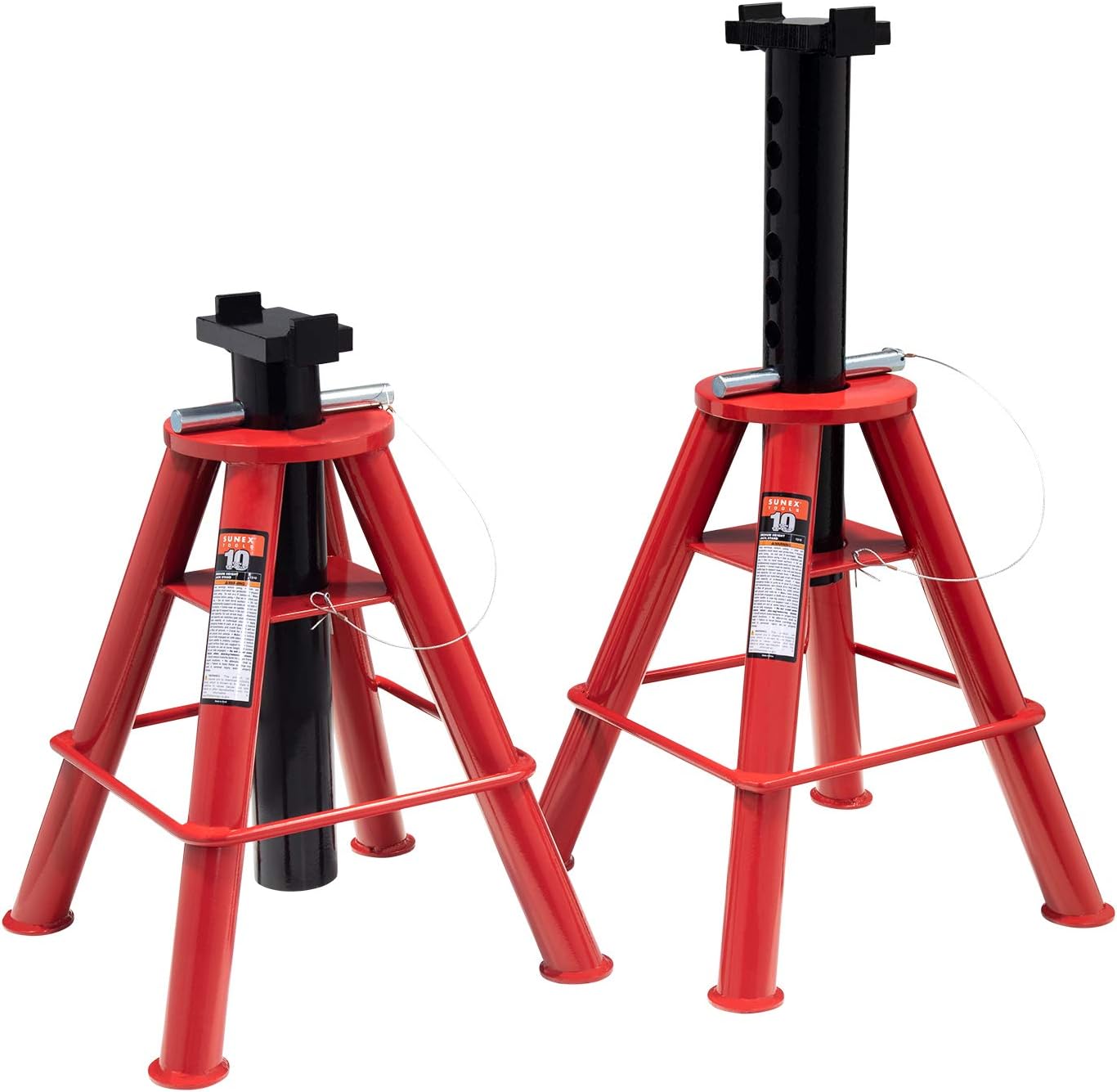 SUNEX TOOLS 1522A 22-Ton Jack Stands, Pair