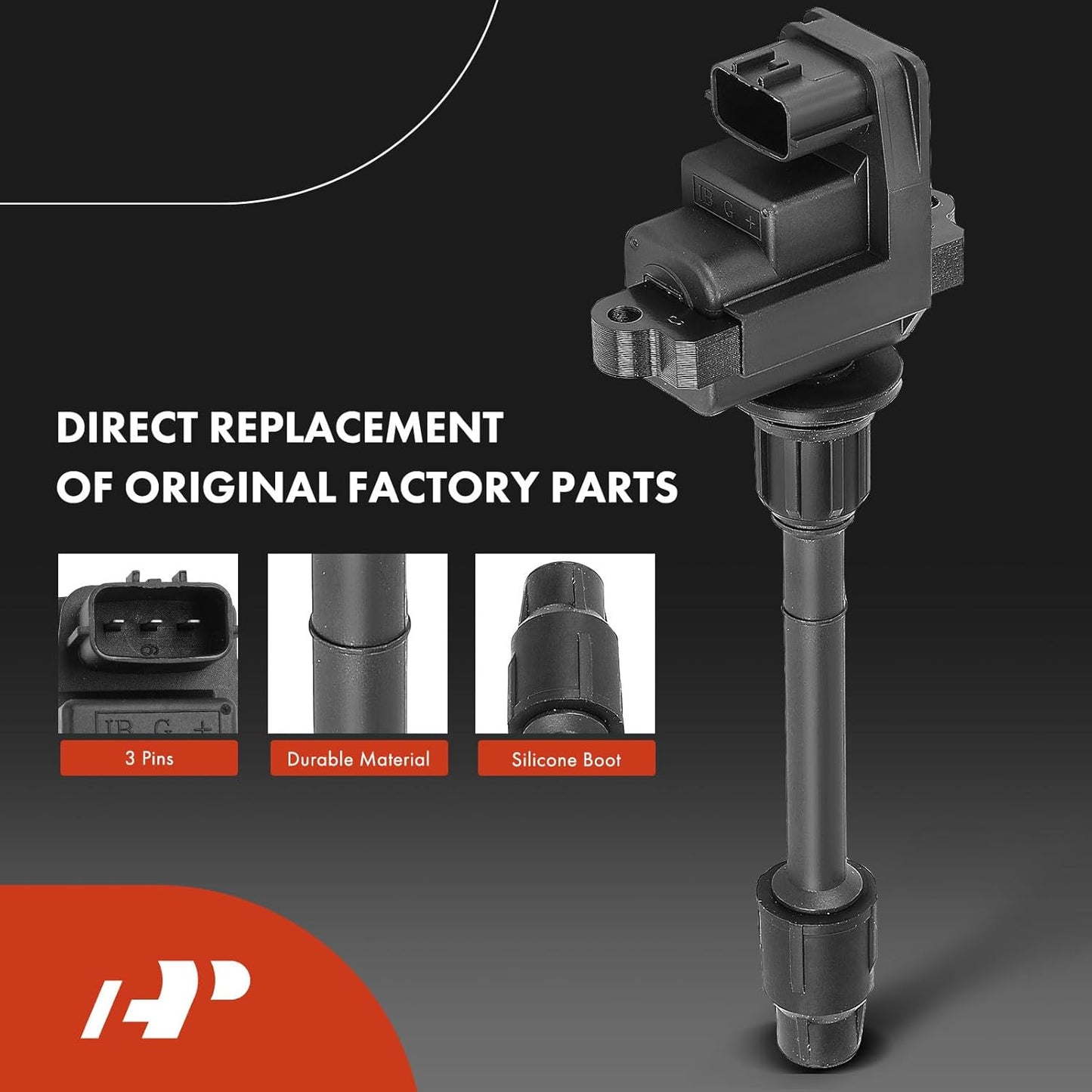 A-Premium Set of 12 Ignition Coil Pack and Iridium Spark Plugs Compatible with Nissan Maxima 1995-1999 & Infiniti I30 1996-1999