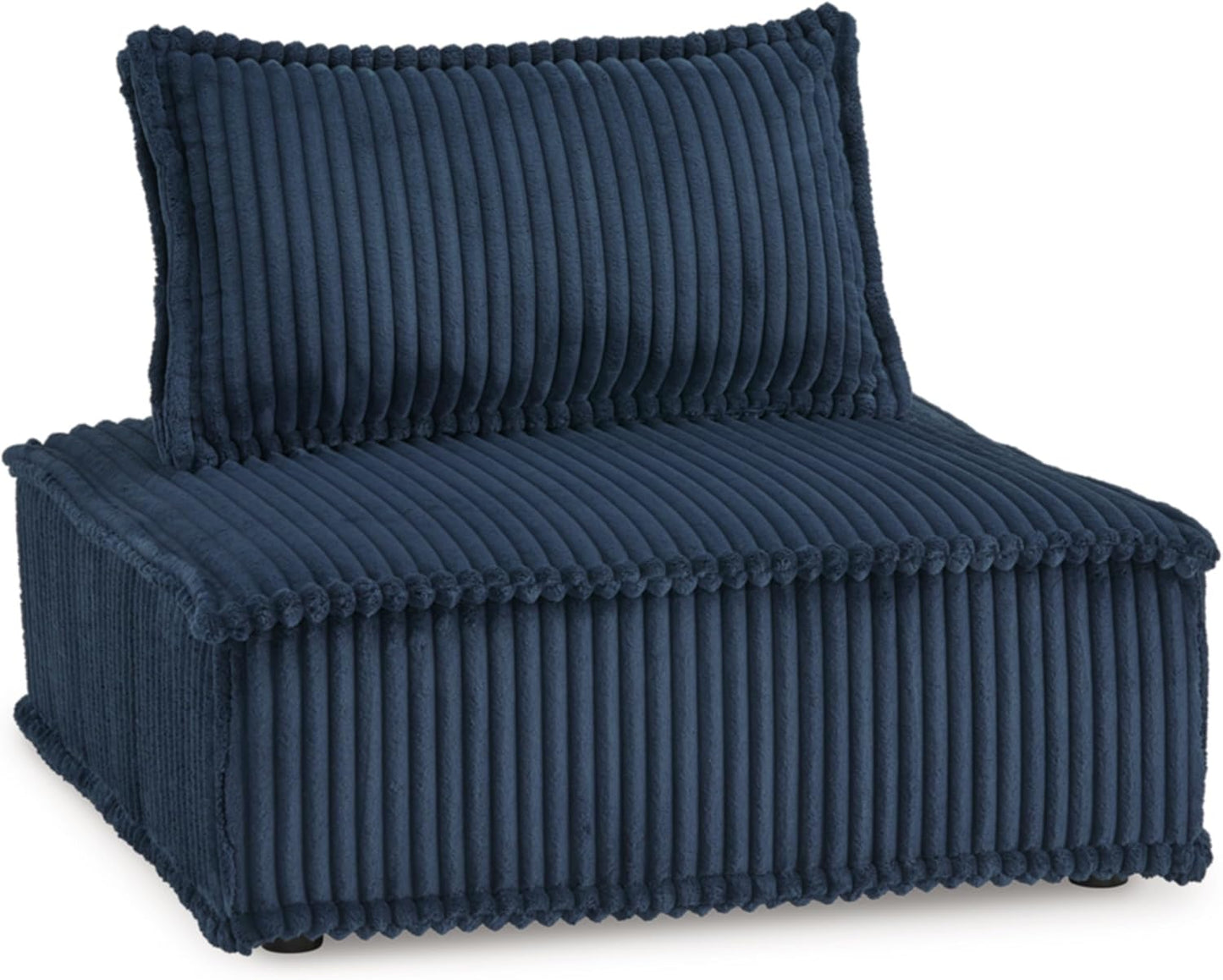Signature Design by Ashley Bales Low Profile Floor Seating Accent Chair, Gray