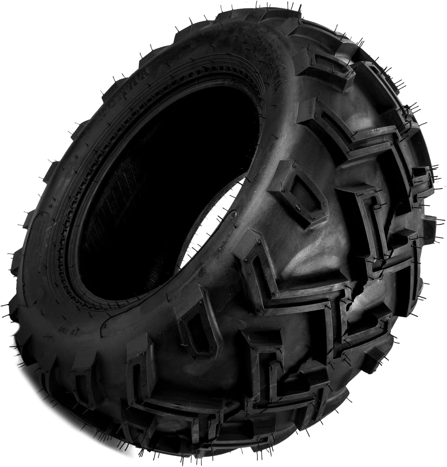 Torchbeam 25x10x12 ATV UTV Tire All-Terrain Off-Road, 6 PR 25x10-12 ATV Tires, Z-130 Mud Sand Trial Tire, Set of 1