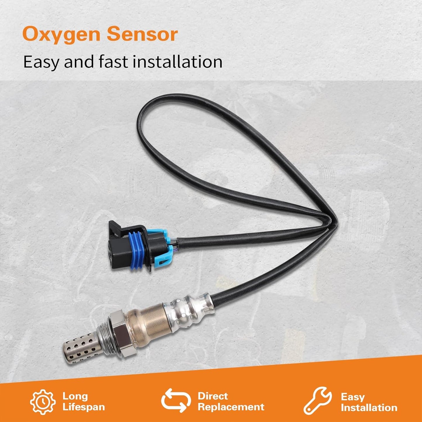 4Pcs Upstream and Downstream Oxygen O2 Sensor for 12-17 Enclave,13-18 XTS,12-16 Caprice,15-16 Colorado,14-18 Impala,12-17 Traverse,12-16 Acadia,15-16 Canyon 3.6L.OE#234-4566 234-4565
