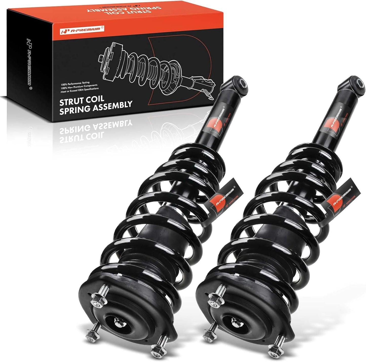 A-Premium Front Complete Strut & Coil Spring Assembly Compatible with Lexus LS400 1990-2000, 2-PC Set