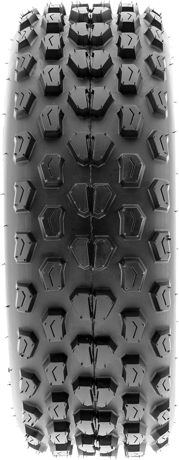 SunF Full Set Sport ATV UTV A017 AT 22x7-10 Front & A005 XC 22x11-10 Rear Knobby Tires, 6 PR, Tubeless