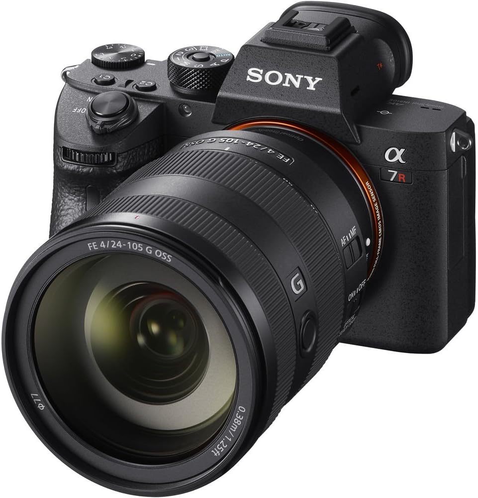 Sony FE 24–105mm F4 G OSS Standard Zoom Lens (SEL24105G/2) – Full-Frame E-Mount | Constant F4 Aperture | Filter Kit, Backpack, 64GB Card, Card Reader, Flex Tripod and More
