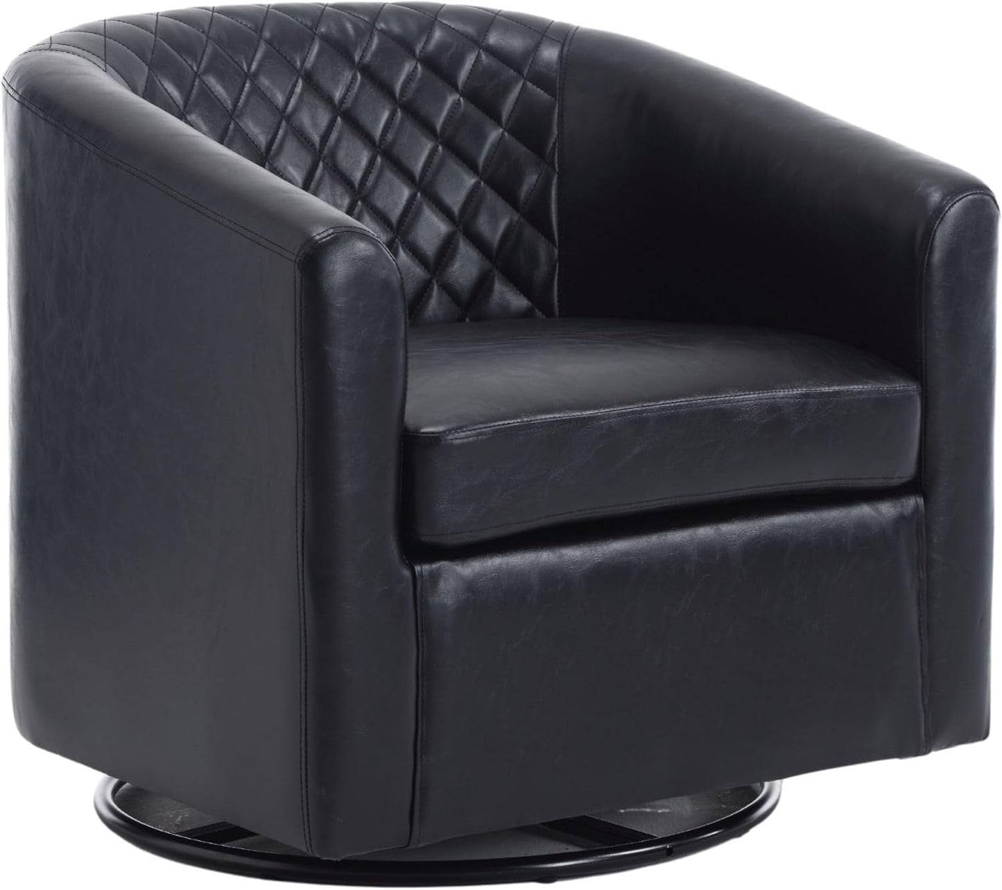 Swivel Rocker Accent Chair,Modern 360 Degree Swivel Barrel Chairs,Round Sherpa Cozy Sofa Chairs,Glide Back and Forth Armchair for Living Room,Bedroom,Office,Beige