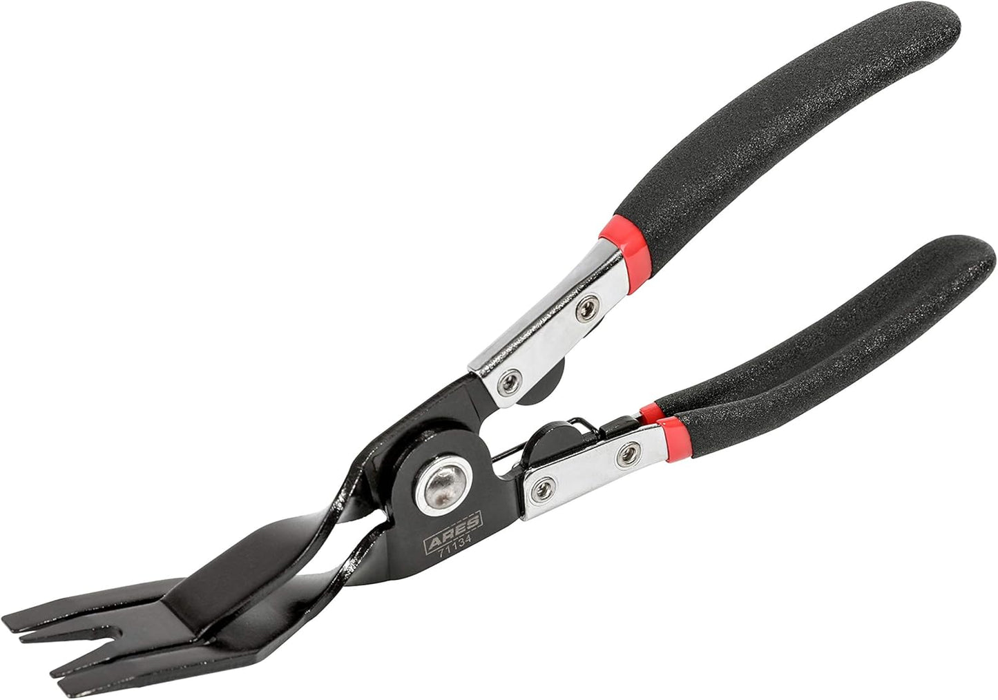 ARES 10074 – 3-Piece Push Pin and Trim Clip Removal Pliers Set – 30 Degree, 80 Degree, and Lift Action Pliers - Removes Push Pin and Press in Trim Clip Style Fasteners - Protects Trim and Fasteners