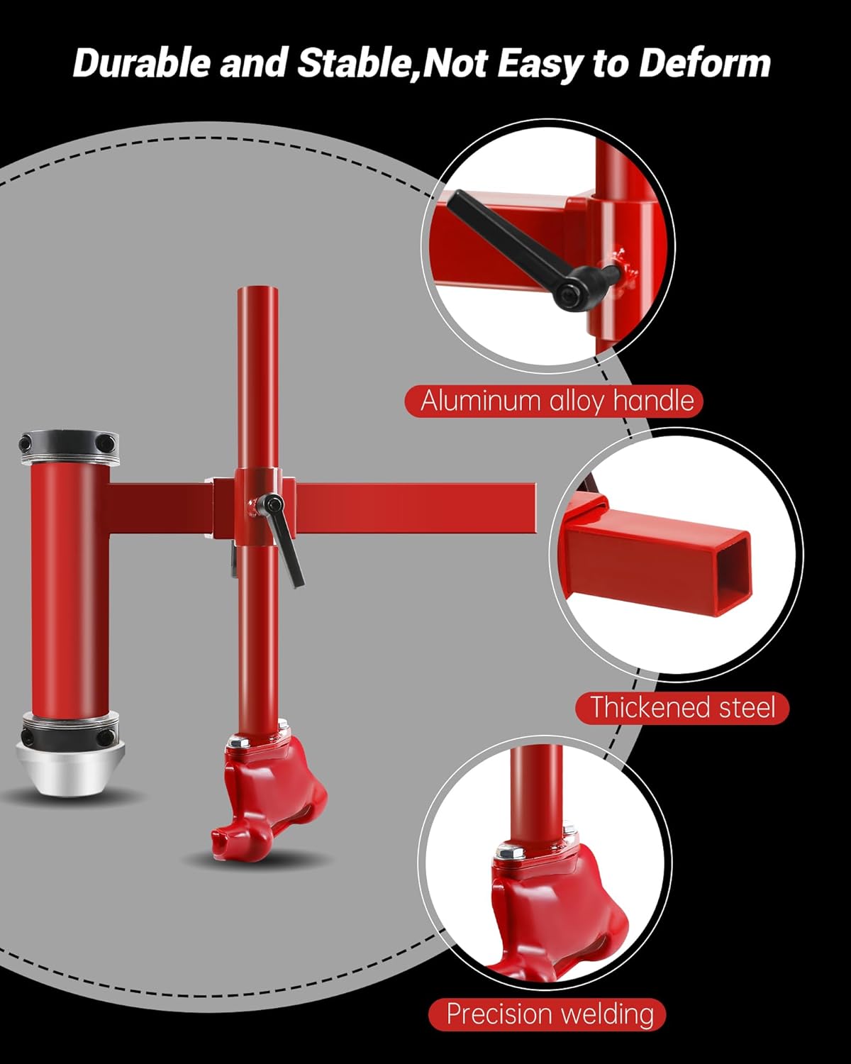 Bearing Manual Tire Changer Duck Head Adapter Kit with Silver Cone with Duck Head Tire Changer Compatible with Most Car Tires, Only Fit for HF Tire Changer