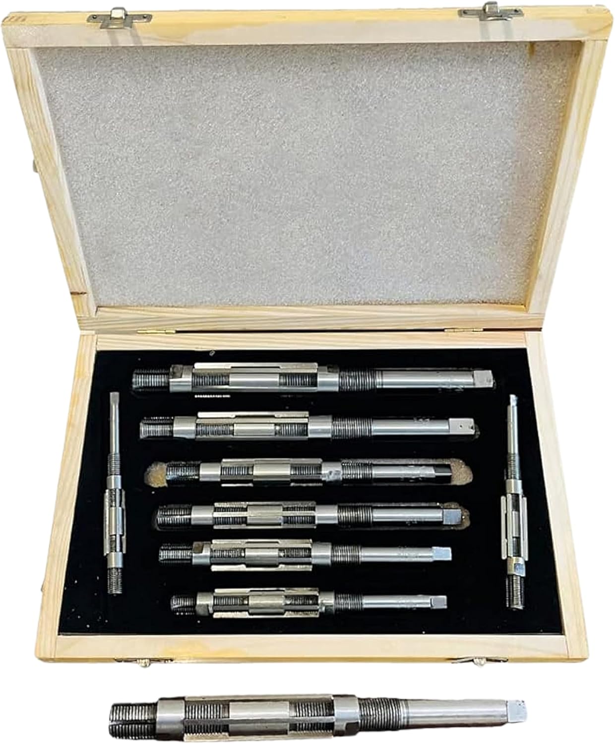 Adjustable Hand Reamer Tool H12 To H16 Sizes - 1-1/16" to 2-7/32" Reaming Tool for Precise Hole Finishing with Carbon Steel Blades - Hand Tools Reamers for Metal & Wood - 26.98mm-56.35 mm