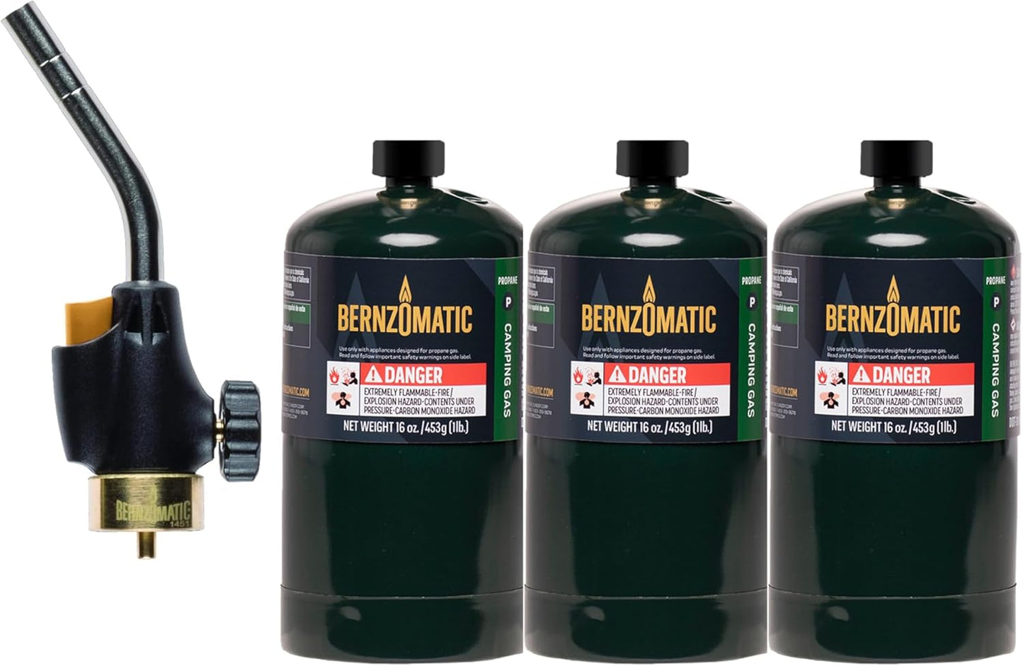 BERNZOMATIC Worthington 336737 WT2301 Trigger Start Propane Torch (2301 Torch 2 Pack)