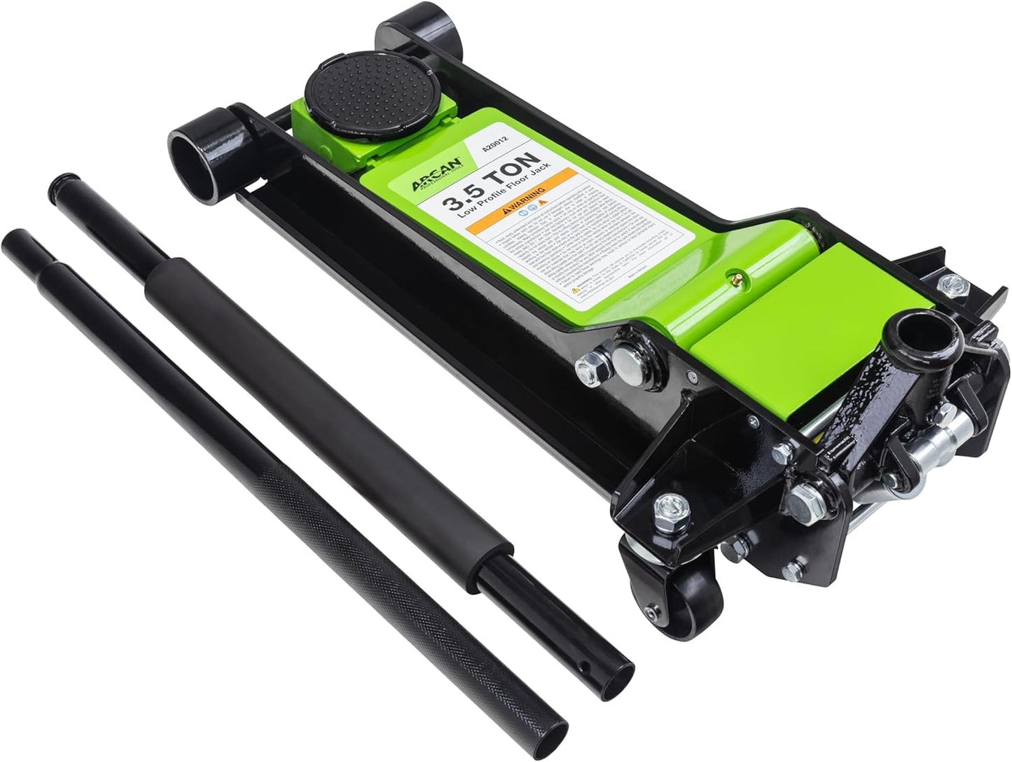 ARCAN Tools 2-Ton Extra Long Reach Low Profile Steel Floor Jack (A20016)