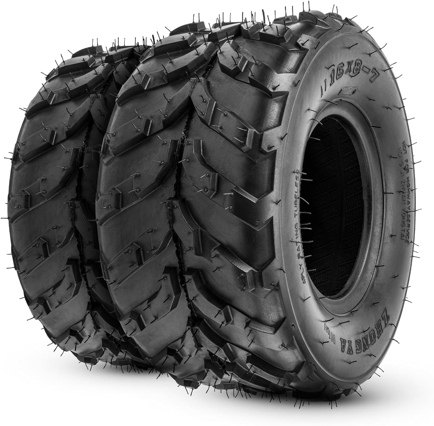 Torchbeam 22x10-9 Go Kart Tire, 6-Ply ATV UTV Off-Road Tires, Mud, Gravel, Sand, Rocky and UTV Tires, 2x ATV TIRE