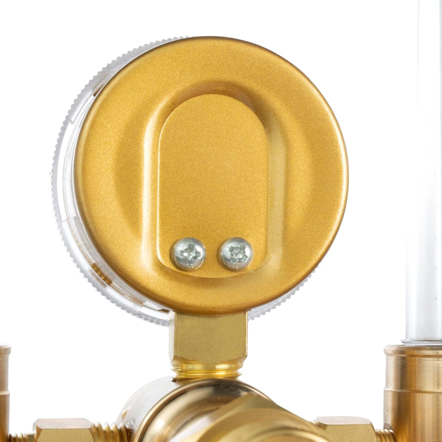 SPARC Premium Dual Argon Regulator for TIG/MIG Welding - Welding Gas Regulator & Flow Meter 0-60CFH CGA580 - LIFETIME USA Warranty