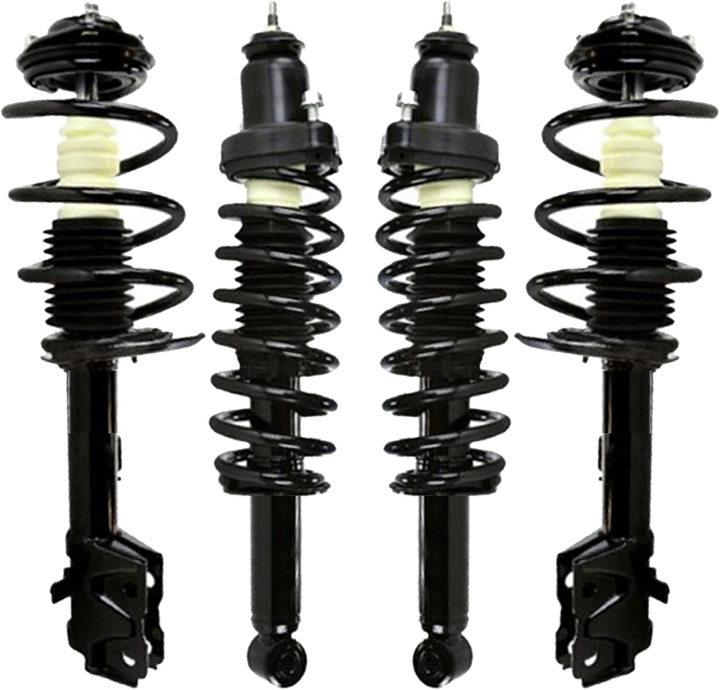 Shoxtec Full Set Complete Strut Shock Absorbers Replacement for 2007-2009 Dodge Caliber; Replacement for 2010-2011 Dodge Caliber; Replacement for 2012 Dodge Caliber; Repl. no 172368 172367 172401