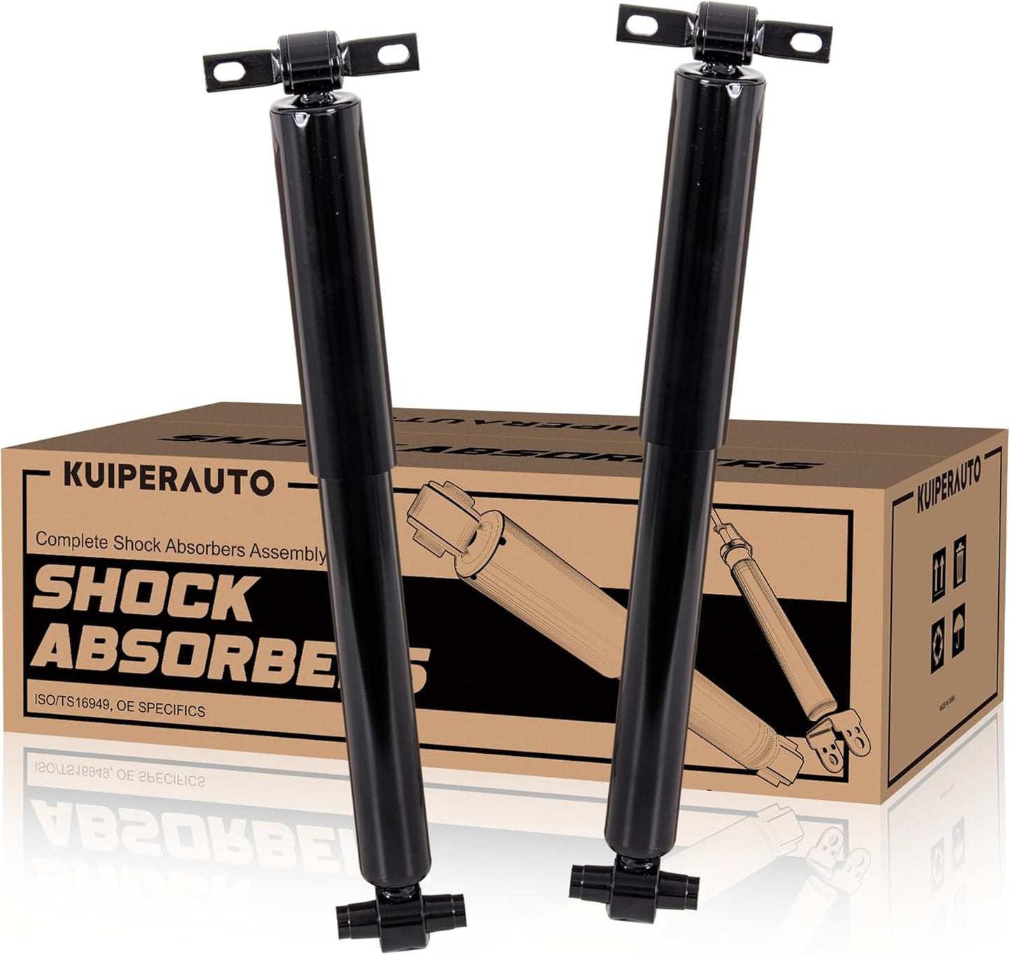 KUIPERAUTO 2PCS Front Shock Absorbers & Coil Spring Assembly Compatible for Honda Pilot 03-08,Compatible for Acura MDX AWD 01-02 Replacement Struts Assembly 171451 171452 181451 181452