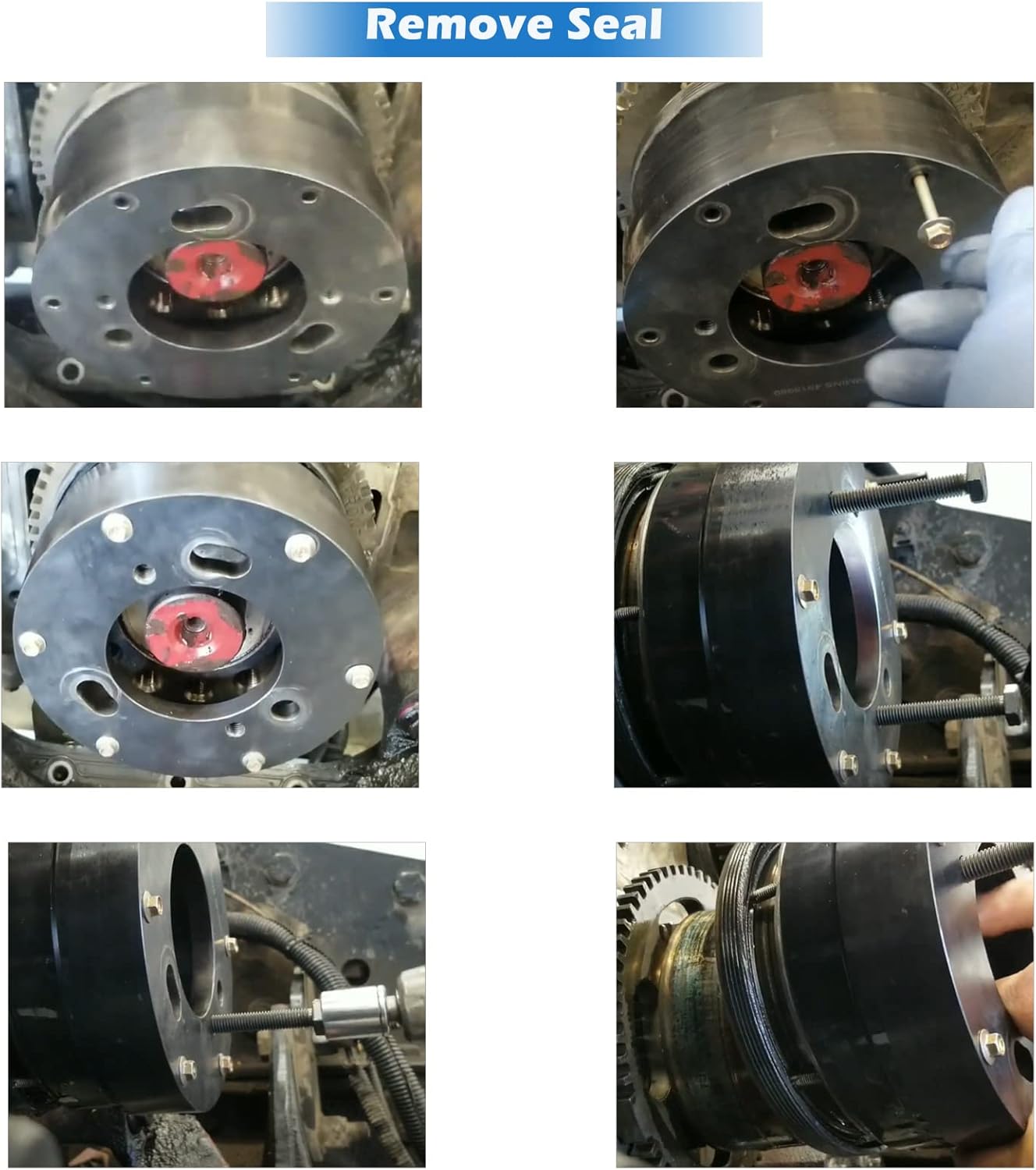 4918991 Crankshaft Front Seal & Wear Sleeve Remover Installer for Cummins ISX15 ISX12